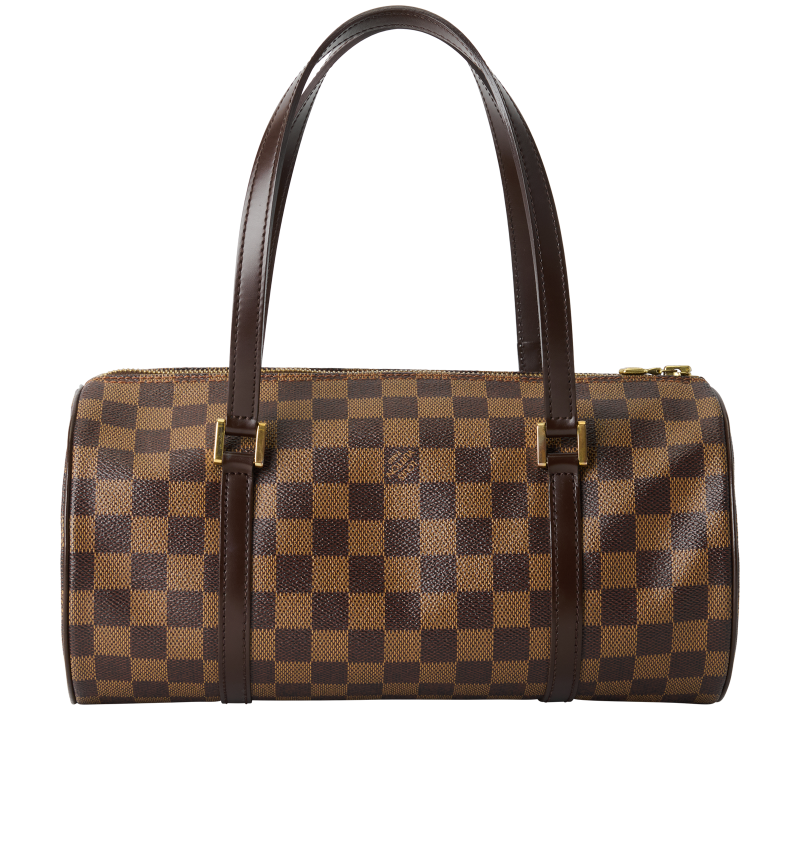 Papillon 30, &pound;650, Handbags, Brown, Canvas, Back view